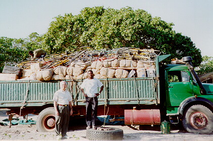 Truck Arrival in Nampula from Maputo 